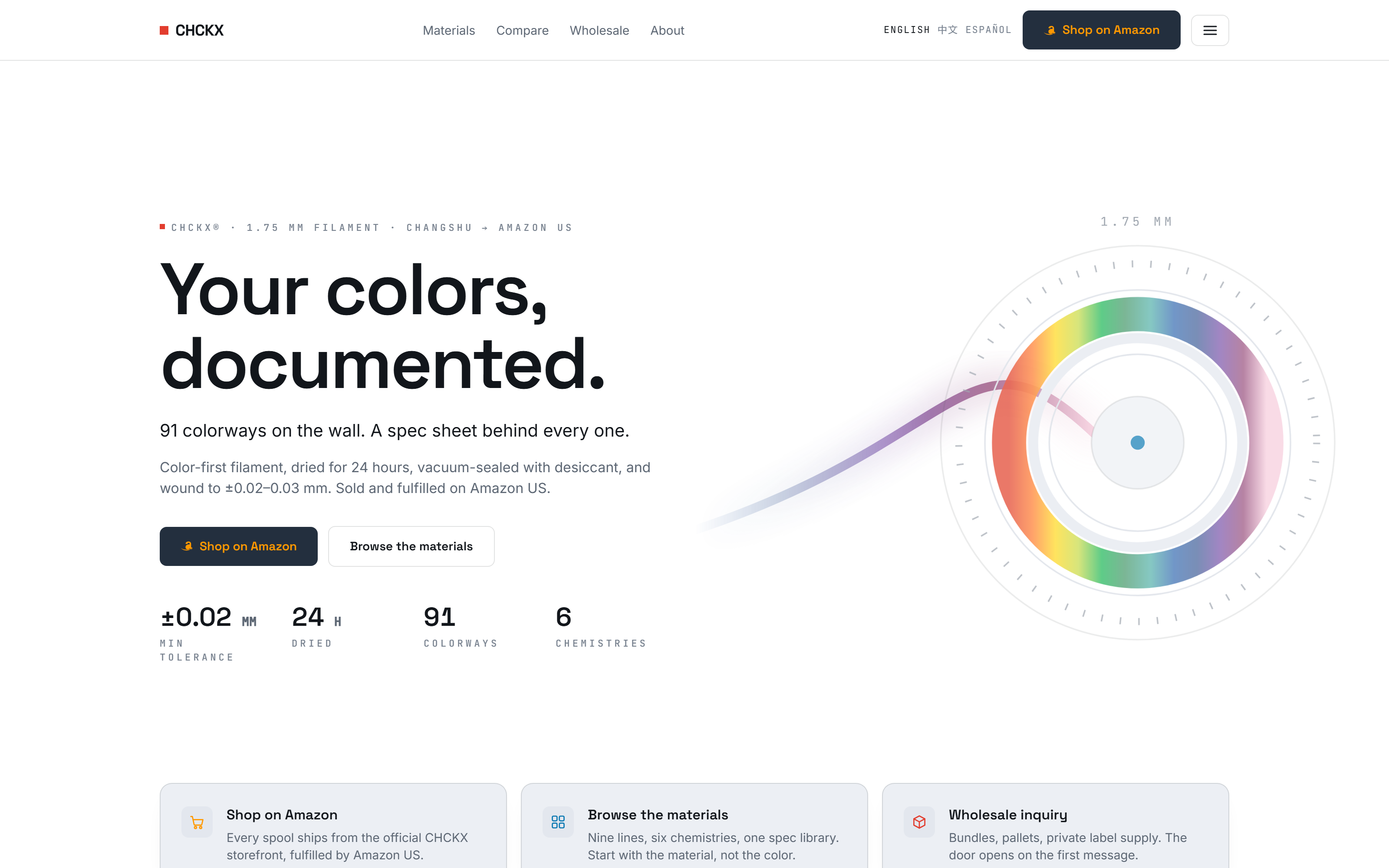 CHCKX website preview