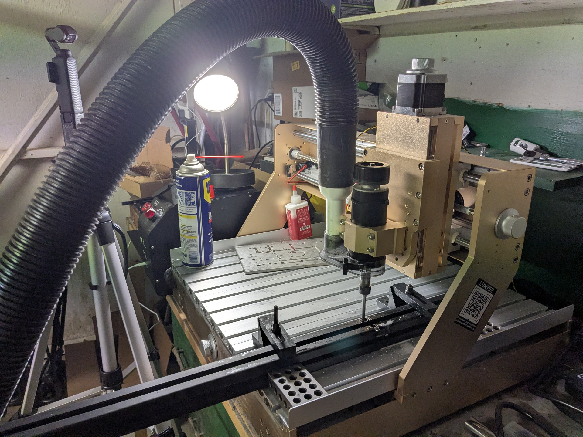 Our large-format CNC machine in the shop