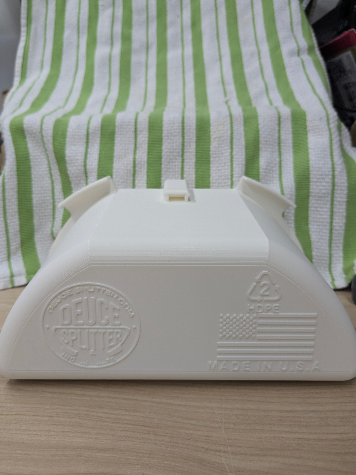 Deuce Splitter 2.0 bucket — bottom showing logo and Made in USA marking